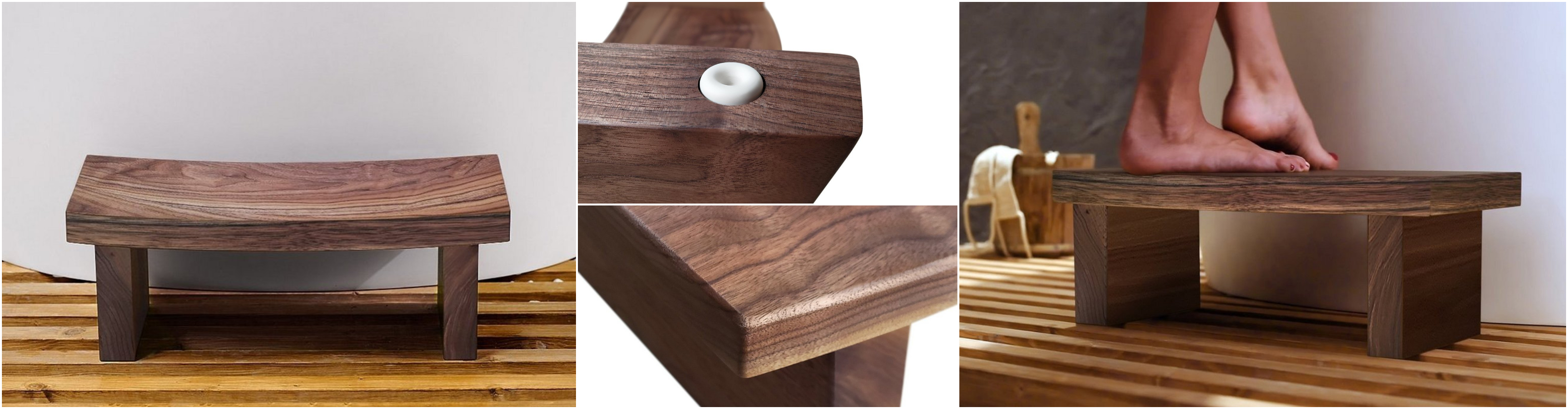 True Ofuro Safety Step collage